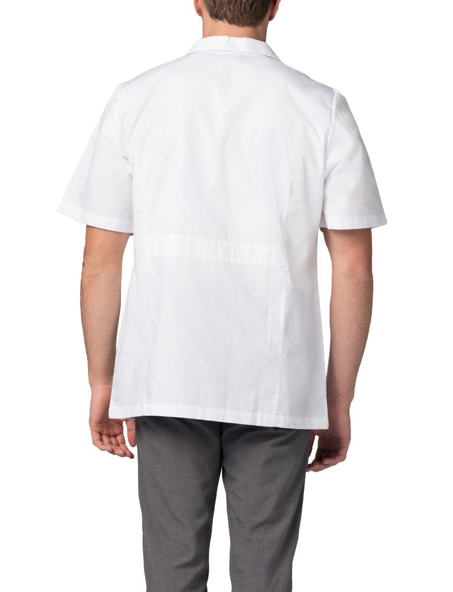Adar Batas de laboratorio unisex - Bata de laboratorio de manga corta de 79 cm