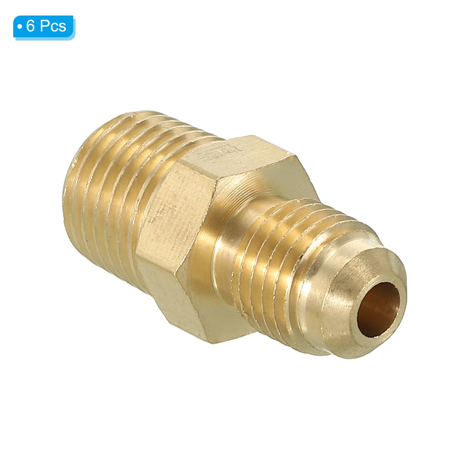 PATIKIL Raccord de Tuyau Hexagonal En Laiton Massif Avec Adaptateur Fileté Et Ruban D'Étanchéité, Lot de 2 Connecteurs de Ligne D'Eau Mâle 1/2 Npt X 1/4 Npt PATIKIL Raccord de Tuyau Hexagonal En Laiton Massif Avec Adaptateur Fileté Et Ruban D'Étanchéité, Lot de 2 Connecteurs de Ligne D'Eau Mâle 1/2 Npt X 1/4 Npt