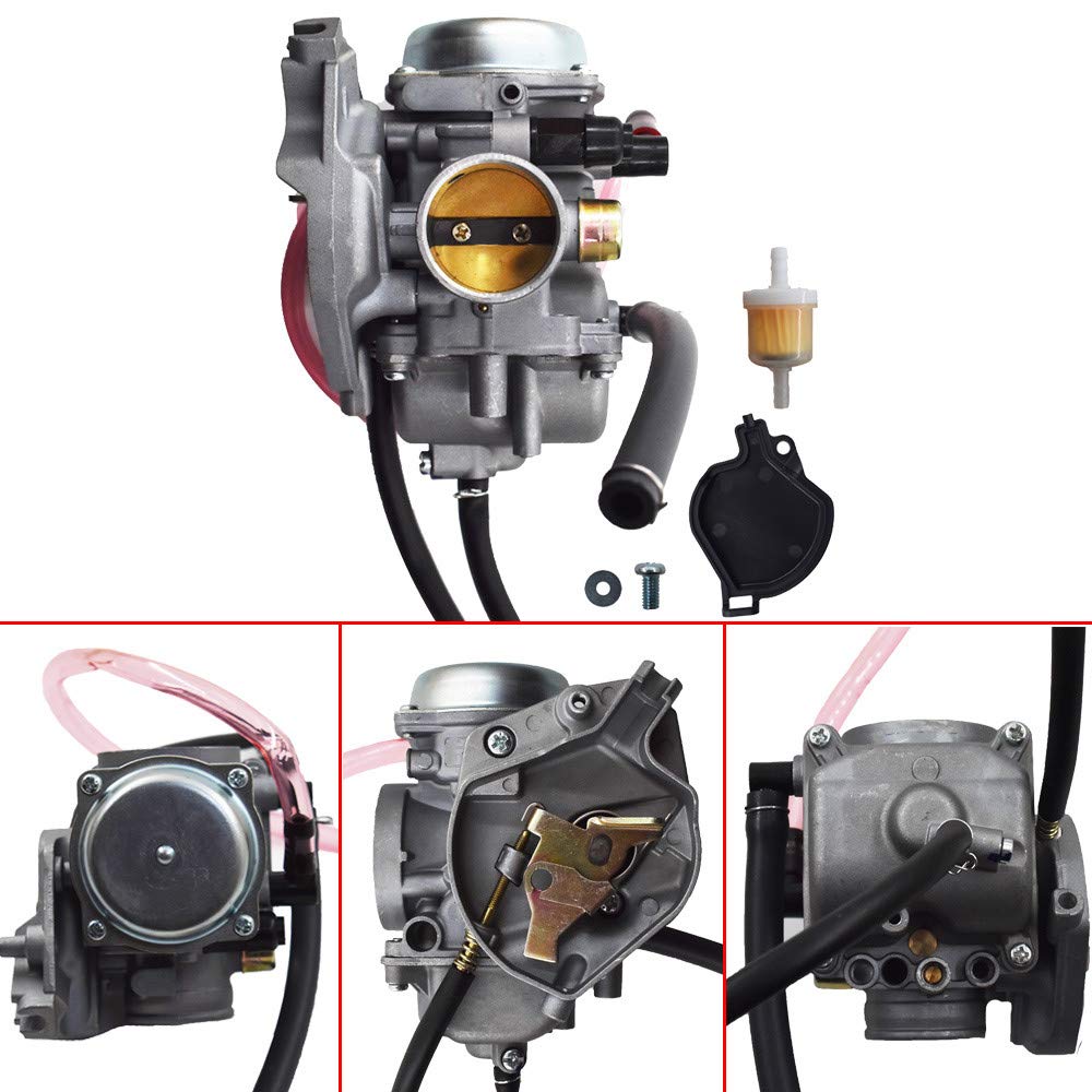 labwork Carburetor Assembly 15004-Y004 Fit for Kawasaki 2012-2018 Brute Force 300/2009 2011-2017 KFX 90