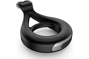 Flexible Cock Ring Vibrator and Powerful Penis Sleeve for Clitoral & Testicle Stimulation