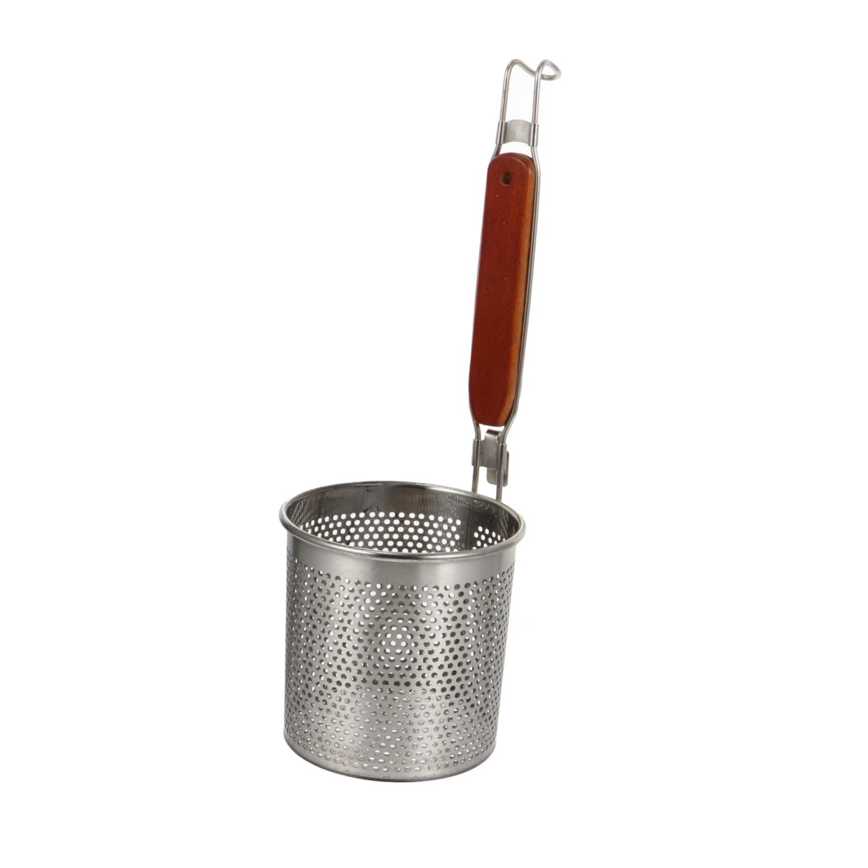 BRIGHTFUFU 1Pc Stainless Steel Cooking Strainer Skimmer Spoon Kitchen Tool for Frying Sifting Draining Easy to Clean Cooking Essential