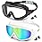Water Space 2 Pack Swim Goggles Swimming Adult Anti-fog, Swim Goggles for Men Adult Women Youth, UV Protection Waterproof Large Frame 180 Wide View Clear Vision Swimming Goggles Pool Water Goggles