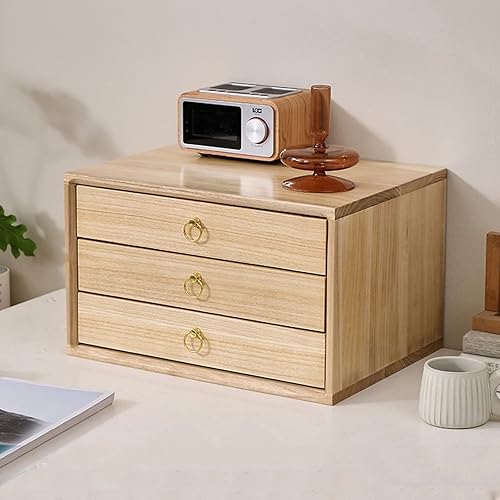 Organizador Escritorio - Caja De Almacenamiento Escritorio Con Cajones, Caja De Almacenamiento De Suministros De Oficina,Cajón Organizador De