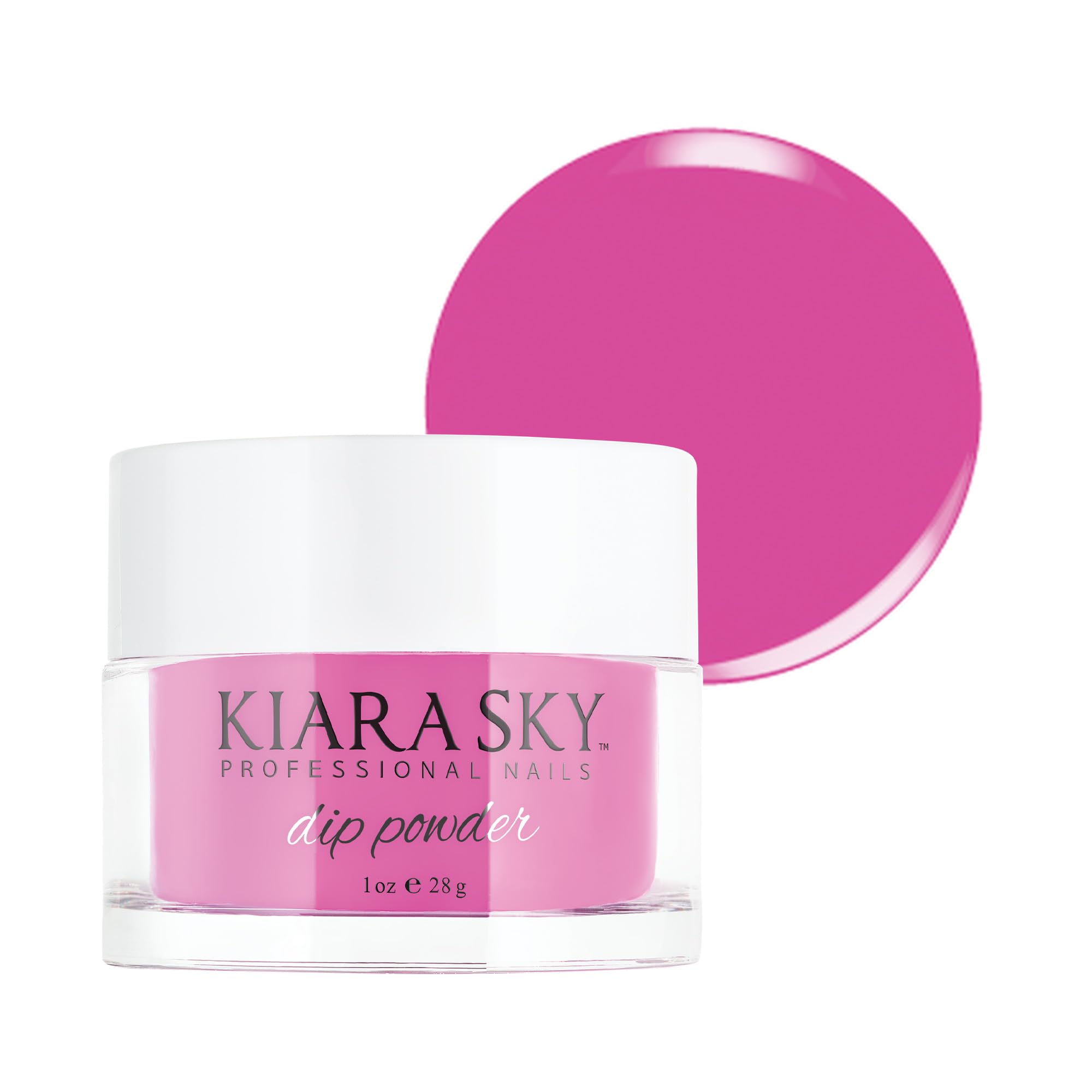 Kiara Sky Dip Powder for Nails - Razzleberry Smash - D564