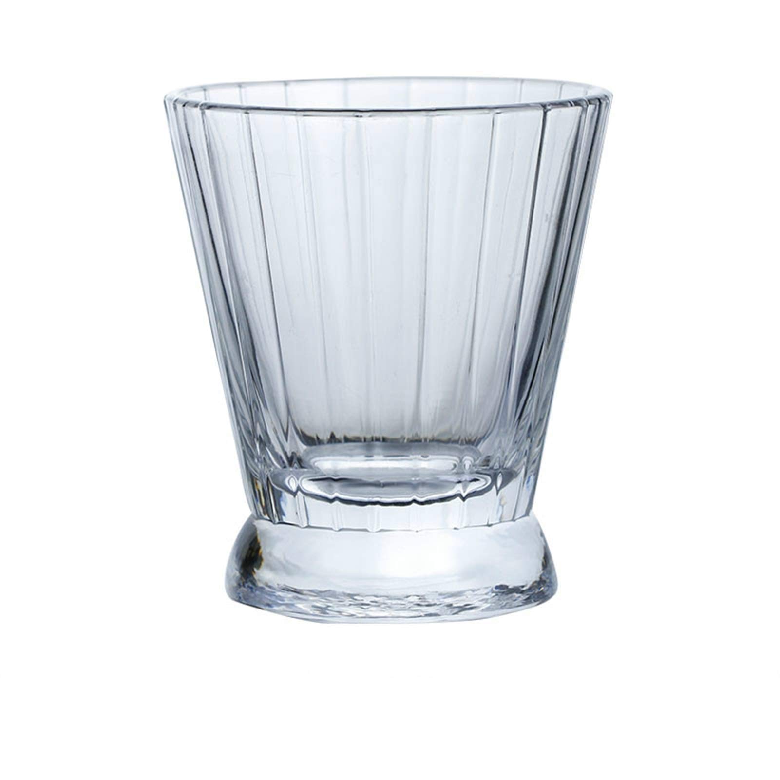 HNGM Tumblers 100-175ml Boutique Vintage Whiskey Glass Piano Vertical Stripe Design Classical Small Wine Glass Vodka Tasting Glass (Color : 100ml)