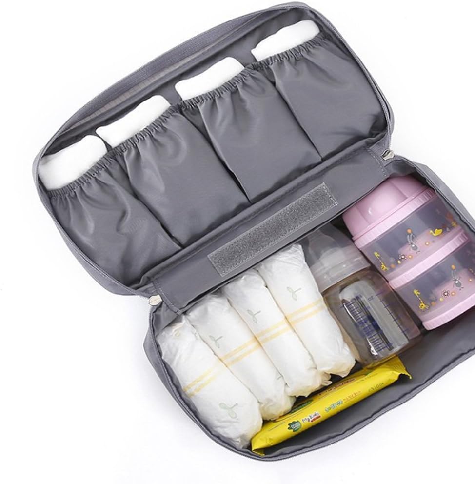 Vpang Portable Multi-Functional Socks Underwear Bra Organizer Case Travel Storage Bag Packing Cube Cosmetic Bag (Gray)