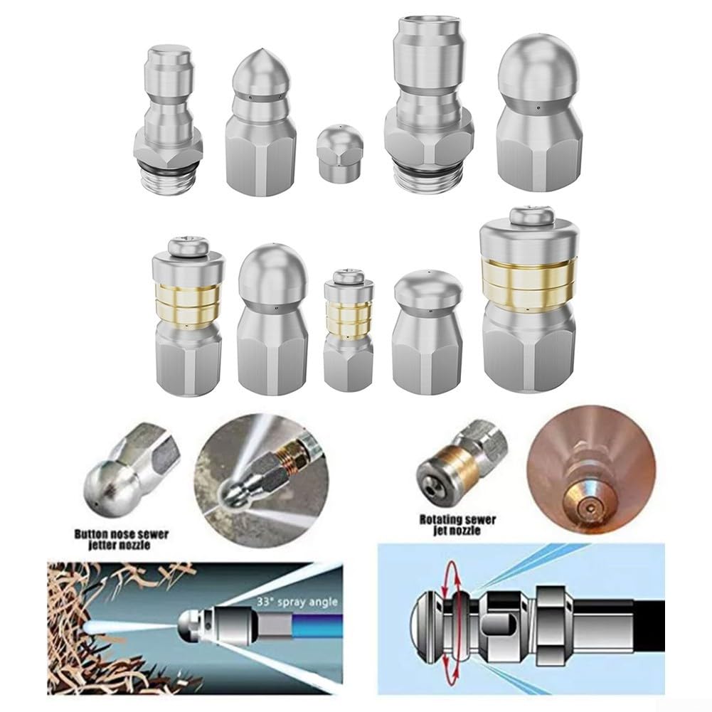 Set Punte Spray Per Lavaggio Alta Pressione Set Ugelli Per - Foto 12