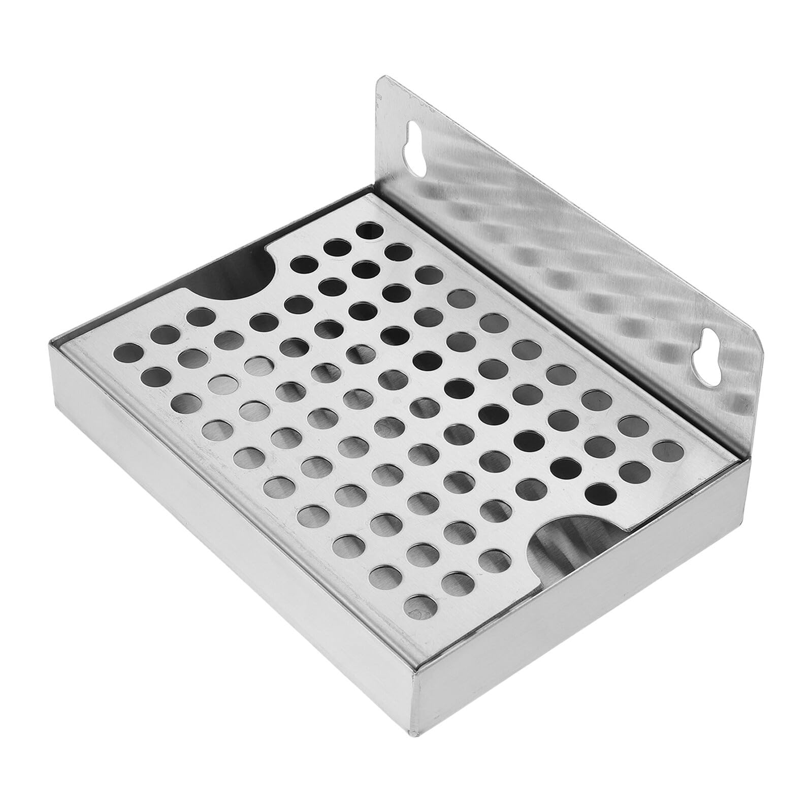 Hemobllo Vassoio Raccogligocce in Acciaio Inox 15X115 CM per Birra a Parete Griglia Rimovibile Vasca di Raccolta per Distributore di Birra e Rubinetto Resistente per Uso Professionale e