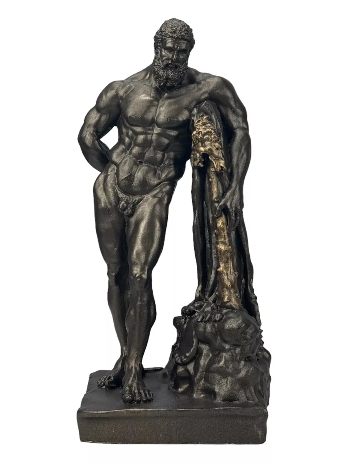 Amazon.com: Farnese Hercules Heracles Greek Cast Marble Bronze