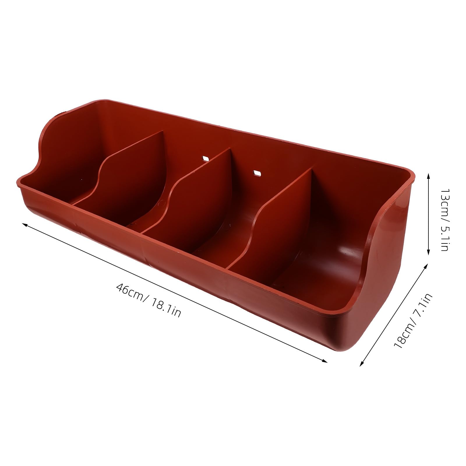 Mangiatoia per Suini Multiscomparto a 4 Scomparti in Plastica