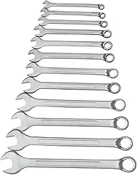 Jogo Kit Chaves Combinadas Jg Com 12 Peças 6-22 Mm 1Wt Bolsa Plástica Variedade De Medidas Ferramentas Profissionais