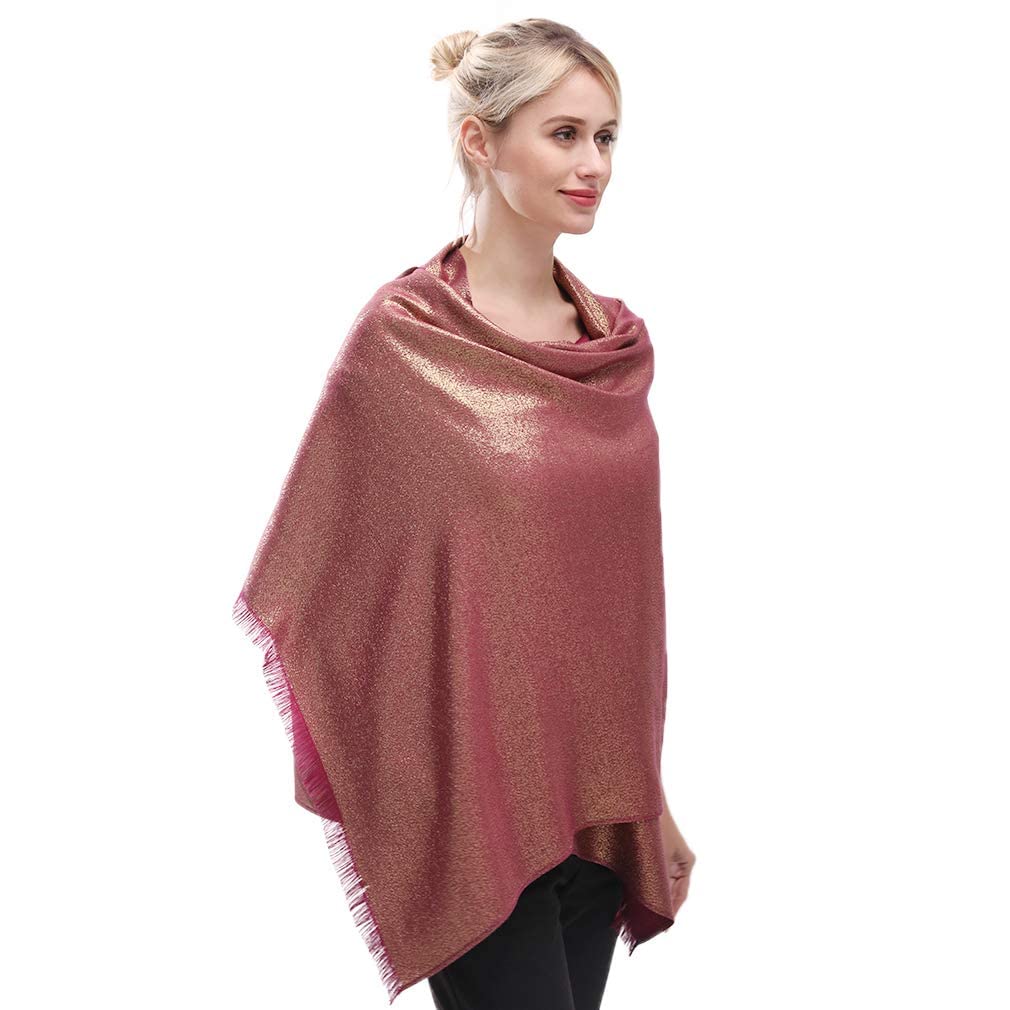 Bufandas y Chales Suaves de Pashmina para Mujer Bufanda de Colores Sólidos para Bodas