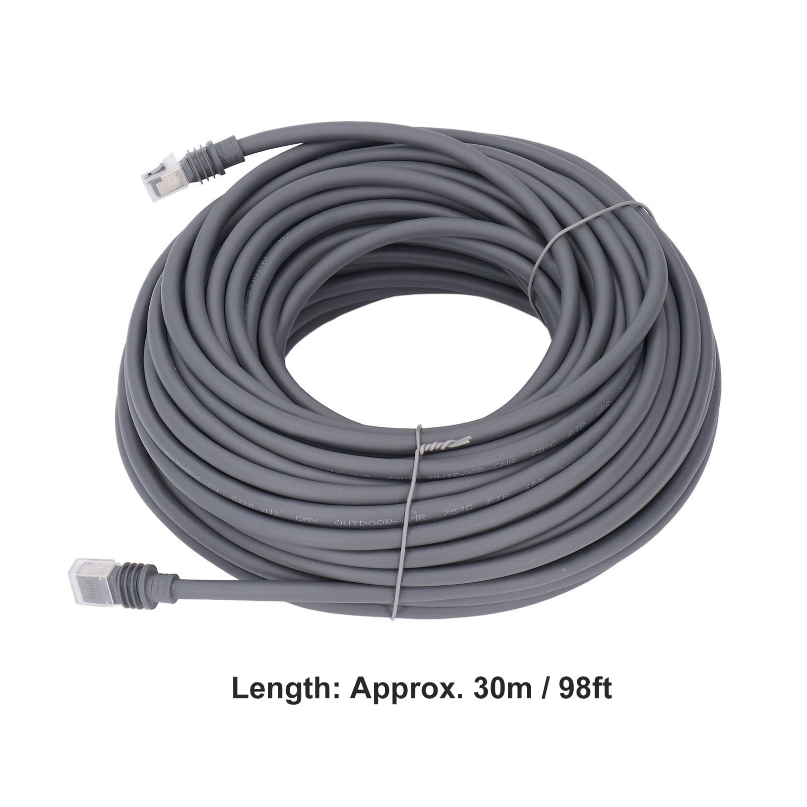 Jeffergarden Connecteur RJ45 de Câble Satellite, Câble Cat6 Flexible et étanche avec Une Vitesse de 2000 Mbps, Idéal pour Une Utilisation Intérieure et Extérieure