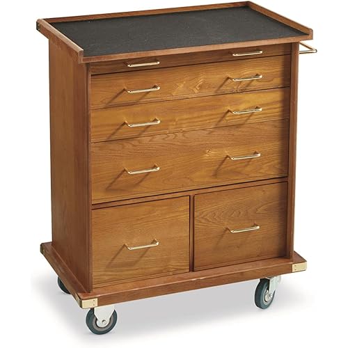 Storage Cabinet with Drawers Wood, Great for Under Desk Storage & Office Storage Cabinet Oak