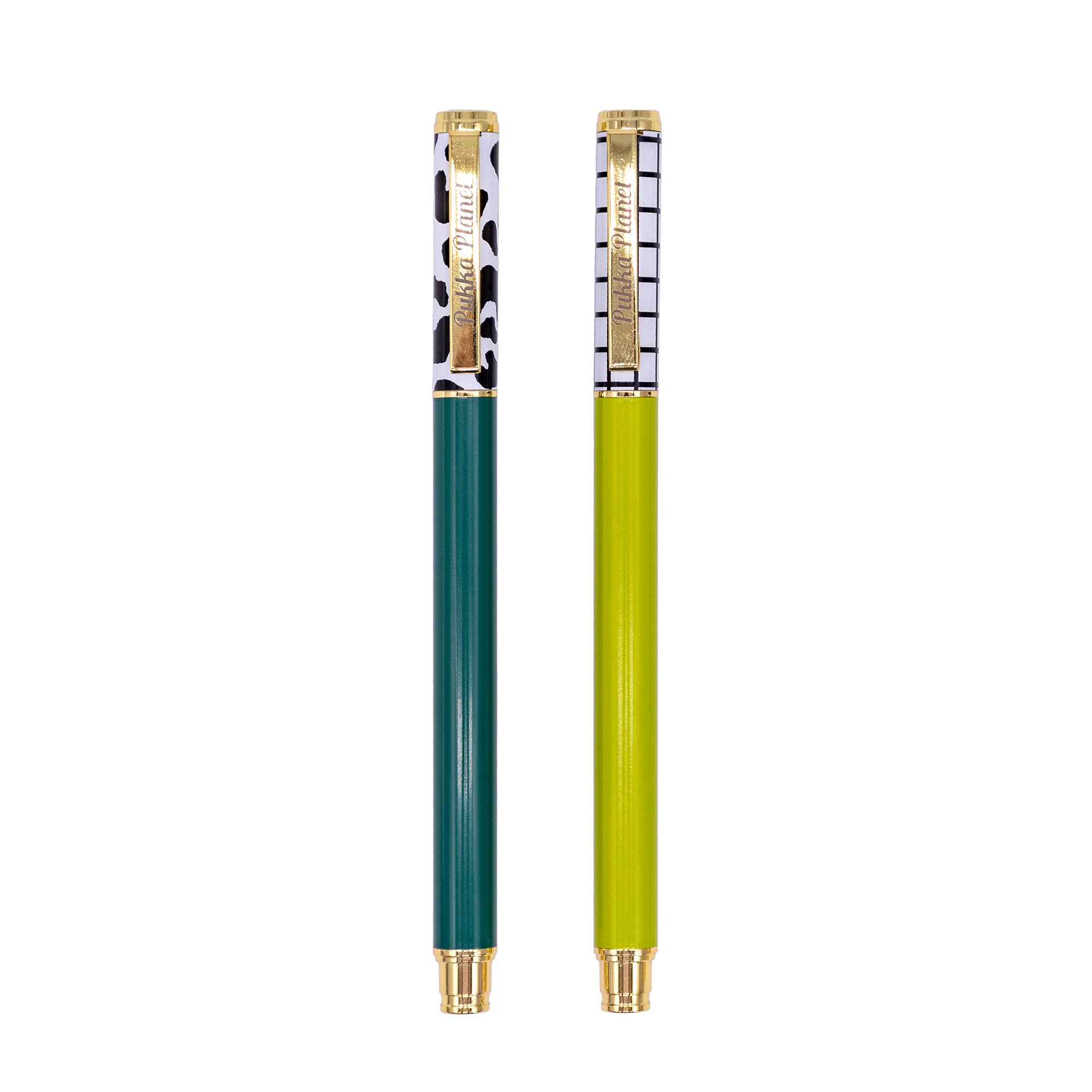 Pukka Pad, Pukka Planet Metal Pens with Refillable Gel Ink in Plastic Free Packaging, Perfectly Weighted with Smooth - Image 2