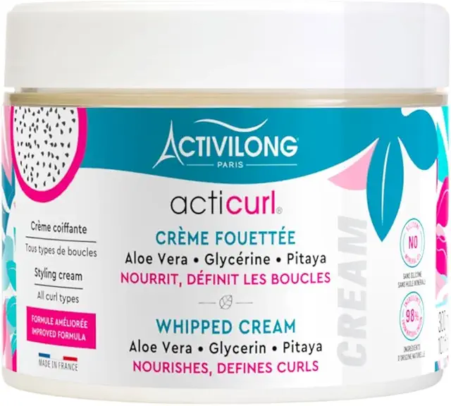 Crème Fouettée Acticurl pour Cheveux Bouclés - Définition et Nutrition - 300ml