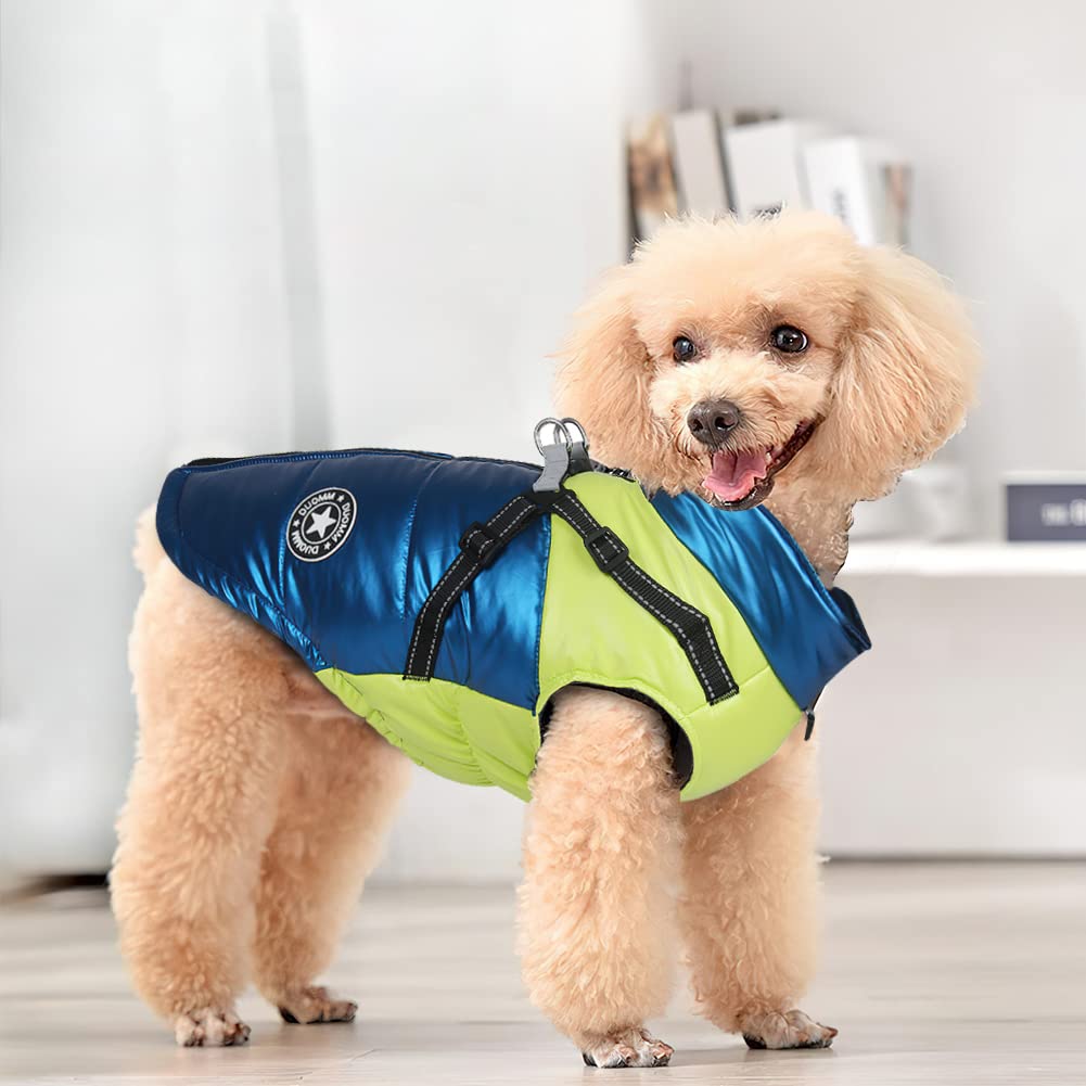 Cappotto Invernale per Cani, RosyFate Vestiti per Cani Piccoli, Giacca Cane Impermeabile, Gilet per Cani, Vestiti Caldi perr Animali Domestici, Antivento per Esterno (M)