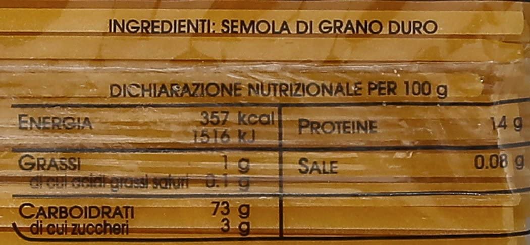 24 x pasta Garofalo 100% italiano linguine n. 12 fideos 500 g pasta di gragnano