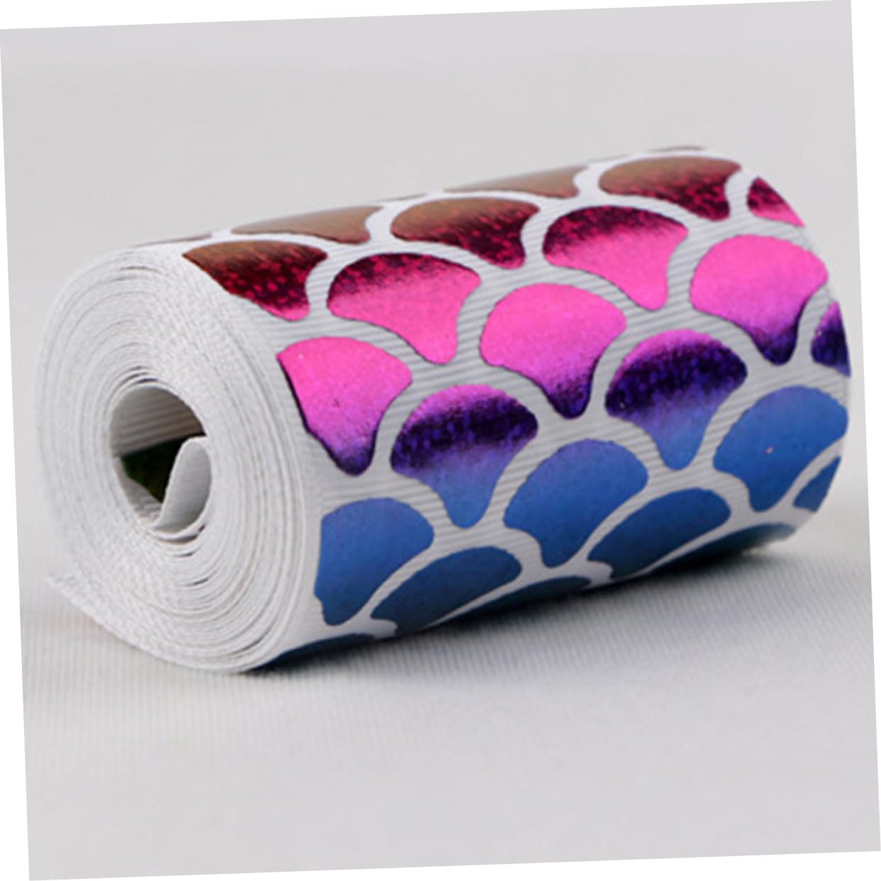 SHINEOFI 3 Rolki Wstążki Grosgrain Syreny Łuski Cekiny Kokarda Do Włosów Materiały Do ​​robienia 75mm Jardów Rzemiosło Imprezowe