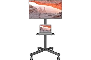 Mobile TV Floor Stand for 23-60 inch LCD LED Screen TVs