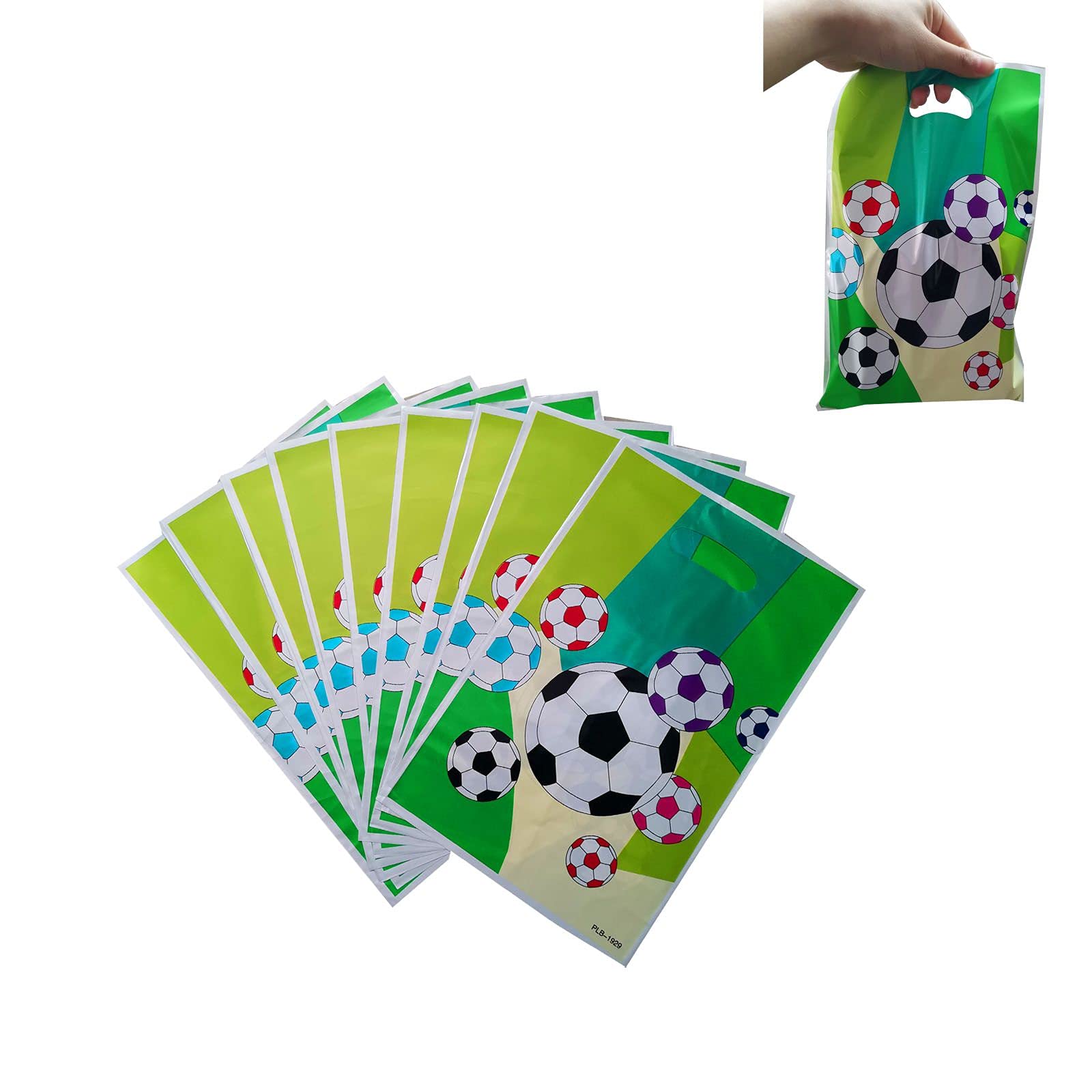 Sachet Anniversaire Enfant Sacs De Cadeau De Fête De Football 20pcs Sacs De Faveur De Fête De Foot Pochette Anniversaire Enfant