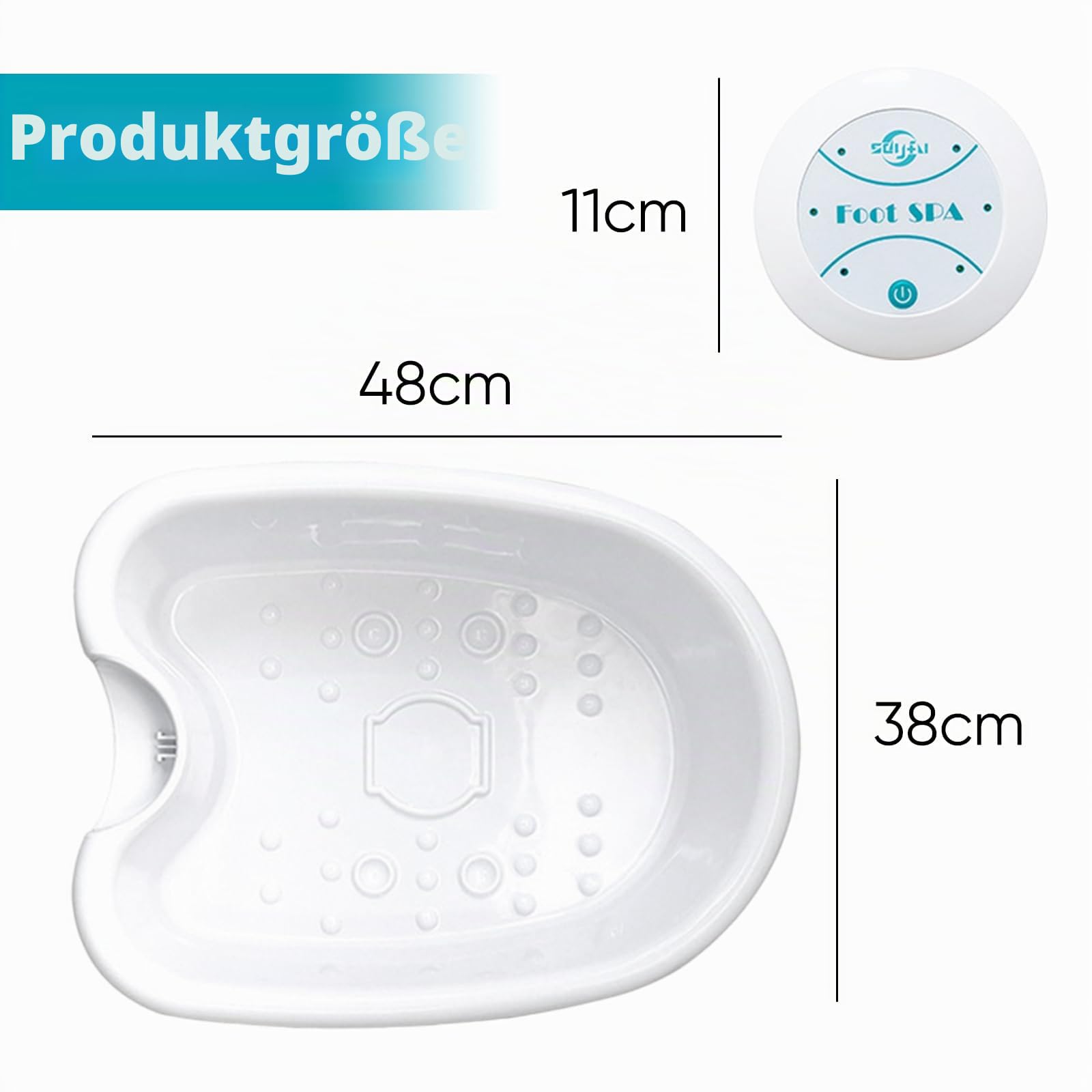 Ion Foot Bath,Ion Foot Bath Detox,Ionic Detox Foot Bath Machine,Ionen-Reinigungsmaschine Für den Heimgebrauch,Detox-Maschine,FußmassageSpa,Gesundheit und Vitalität,Das Becken 38 x 48 cm