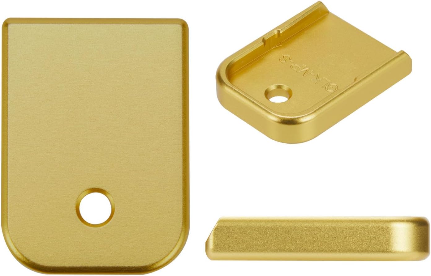 NDZ Performance Aluminum Magazine Base Plate for Glock Gen 1-4 – G17 G19 G26 G34 G45 and More – Aircraft Grade Anodized Replacement