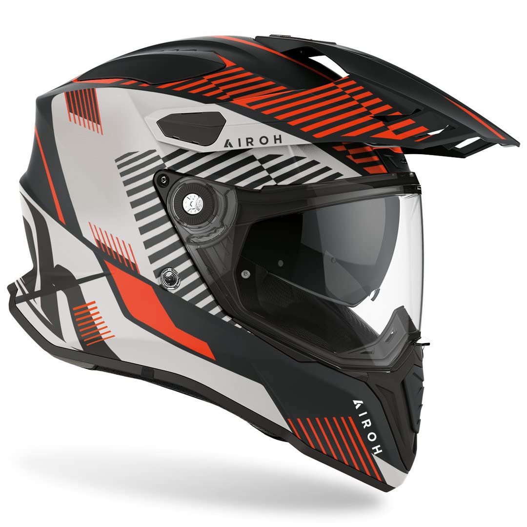 AIROH CASCO COMMANDER BOOST ORANGE MATT XS