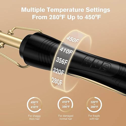 Miniatura 16 de Terviiix Peine caliente eléctrico para pelucas de encaje frontal, peines de presión para cabello de mujeres negras, peine alisador antiquemaduras