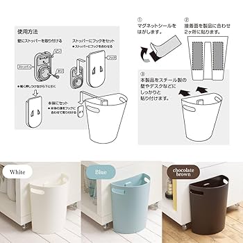 Amazon｜イセトウ(Isetou) ゴミ箱 壁掛けダストボックス Meluna