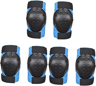 CLISPEED Conjunto De 3 Peças Joelheiras Para Crianças Joelheiras Para Esportes Cotovelo Envoltório Joelho Mais Quente Skate Joelheiras Para Crianças Equipamentos De Proteção Esportivos