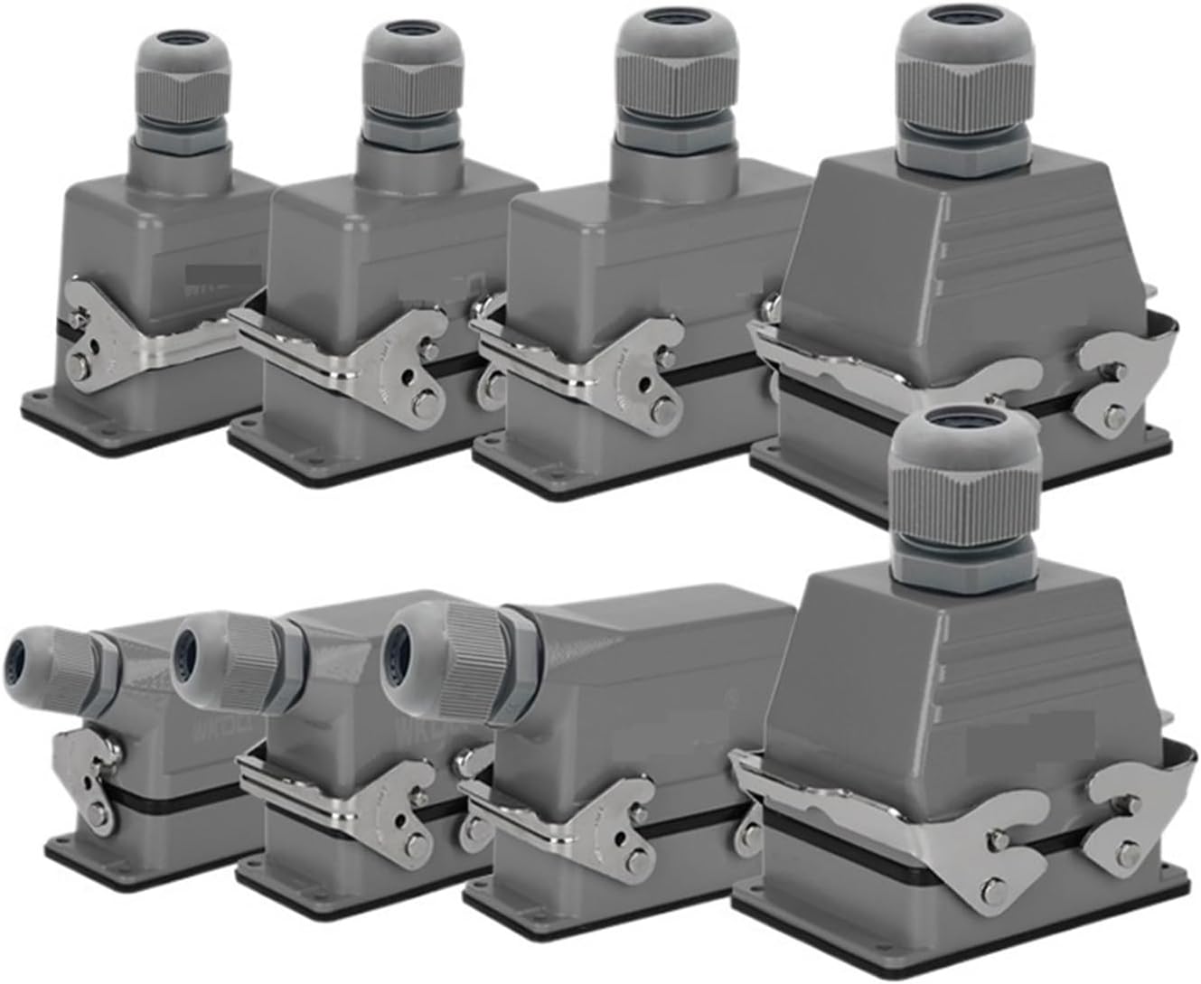 1pc Heavy Duty Waterproof Connector Tool-Free Wiring -for 6/10/16/24/32/48 Core Pins, IP65 Rated(24 Core Top Entry)