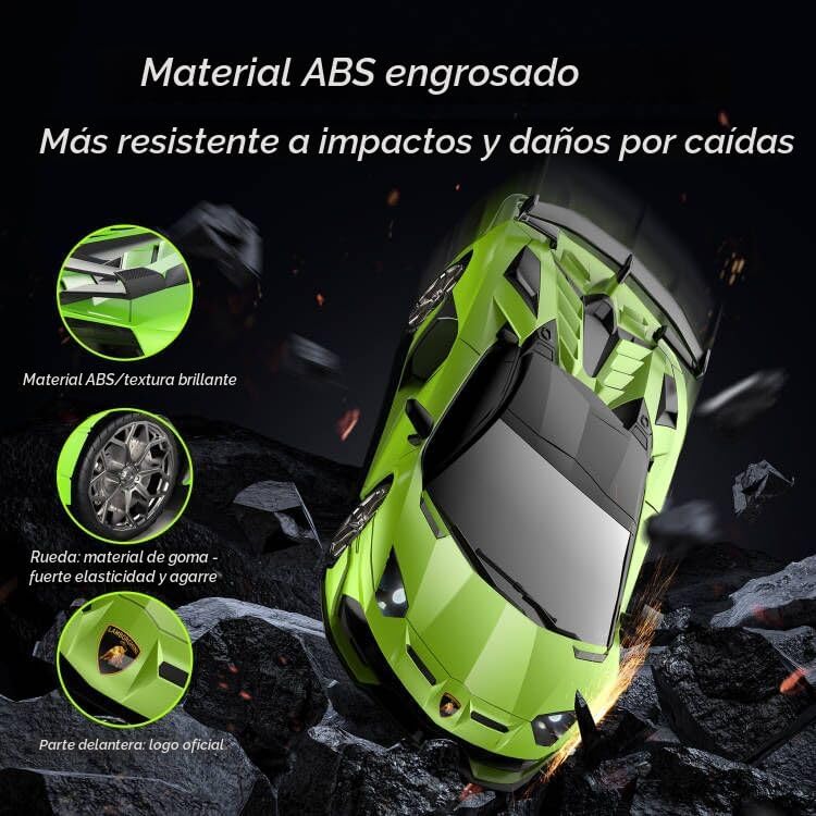 Miniatura 4 de Auto a control remoto para Lamborghini, con licencia oficial de Lambo Hobby a escala 116 con faro, autos de carreras de 2.4 GHz para niños y niñas