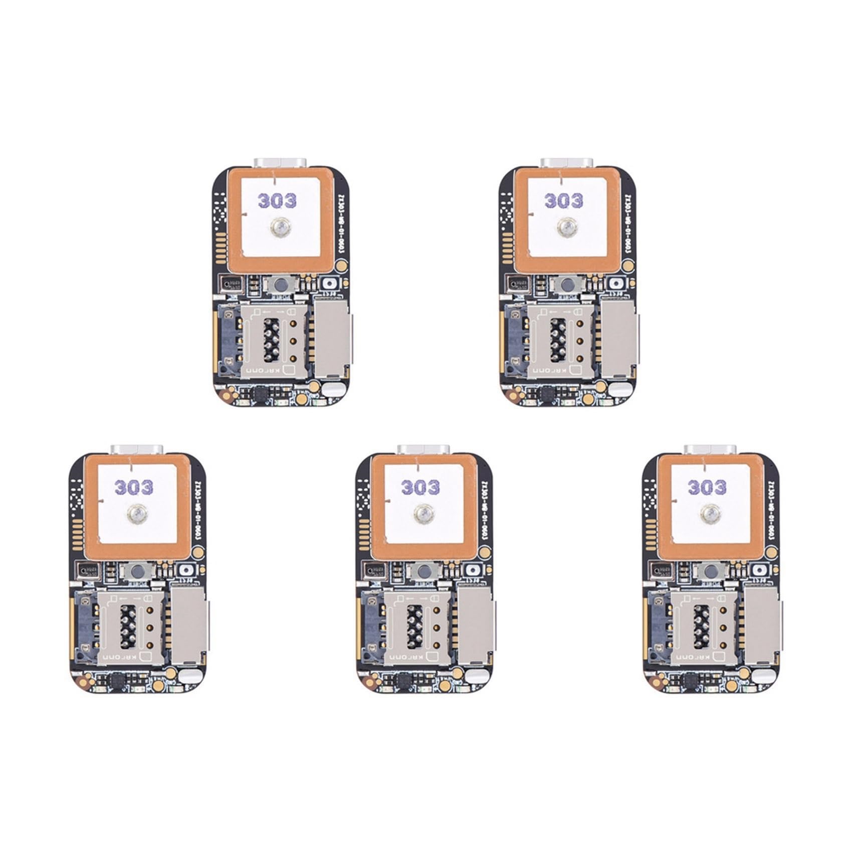 5X Localizzatore GPS Super Mini Dimensioni gsm AGPS WiFi LBS Locator Web App Gratuita Tracking Voice Recorder ZX303 PCBA Inside 87HE