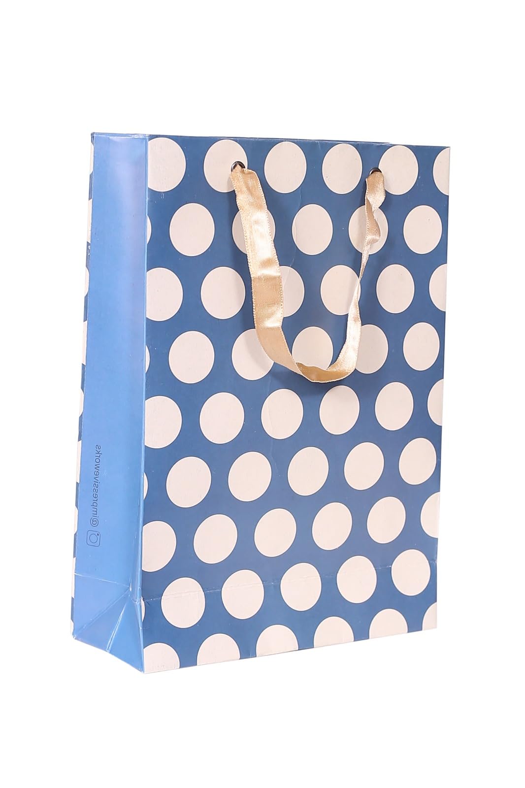 Impressiveworks Multipurpose Printed Paper Bags/Party Favor Gift Bags with Handles for Wedding/Birthday/Events/Return Gifts (Polka Blue) (B0D3VCK73T) Amazon Price History, Amazon Price Tracker