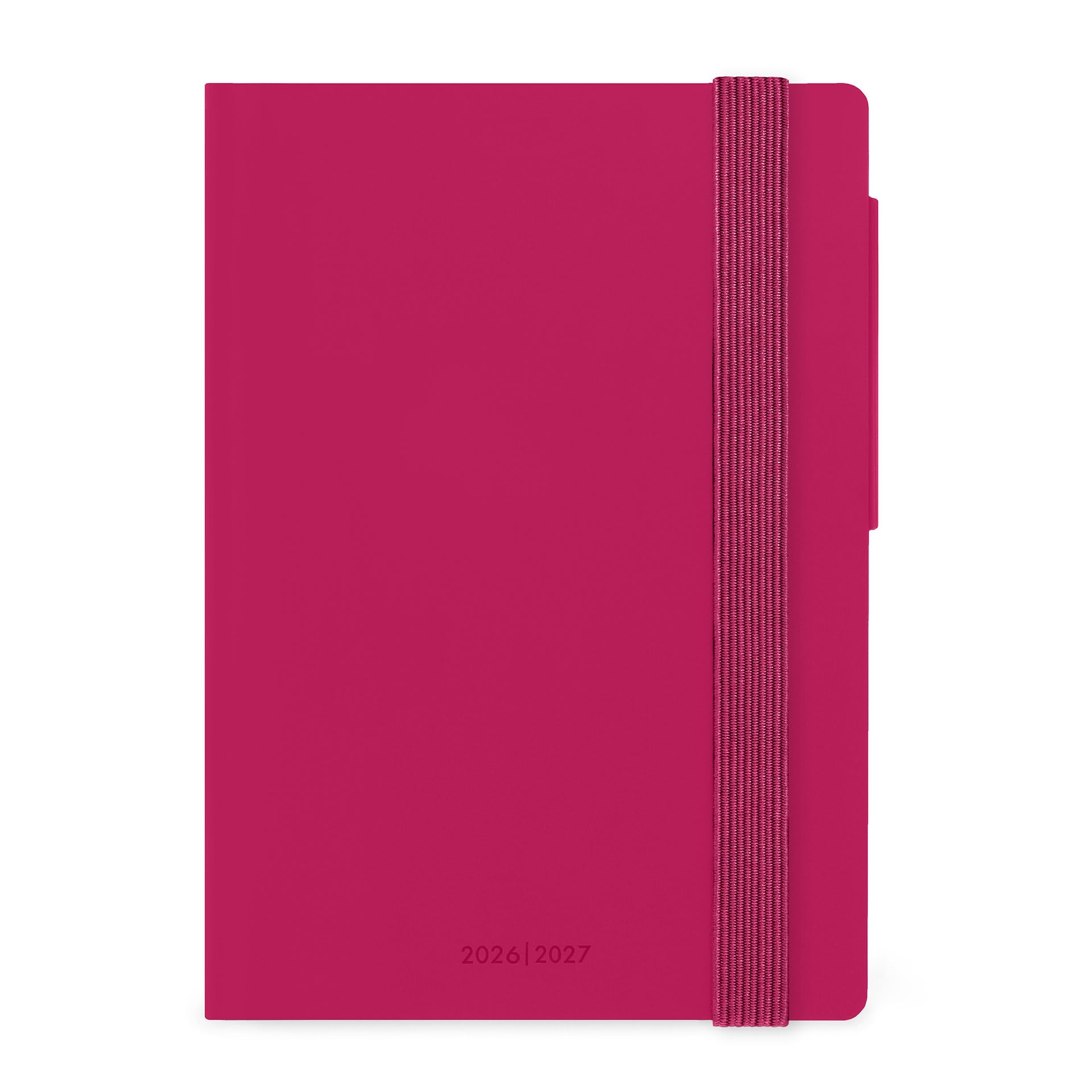 Legami Raspberry Jam 2026-2027 Daily Diary 16 Months Small Diary September 2026 to December 2027 Closure with Elastic Band FSC Certified Paper with Monthly Planner 9.5 x 13.5 cm โ image 1