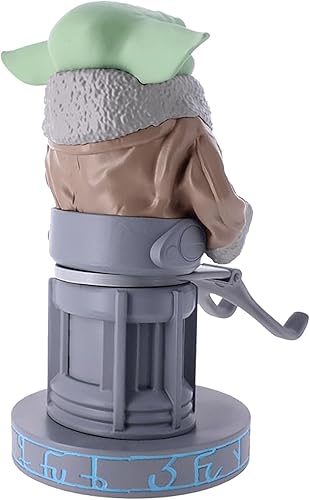Miniatura 5 de Exquisite Gaming Star Wars Grogu 'Seeing Stone Pose' - Cable Guys R.E.S.T - Figura coleccionable para dispositivo, Disney, figura con licencia