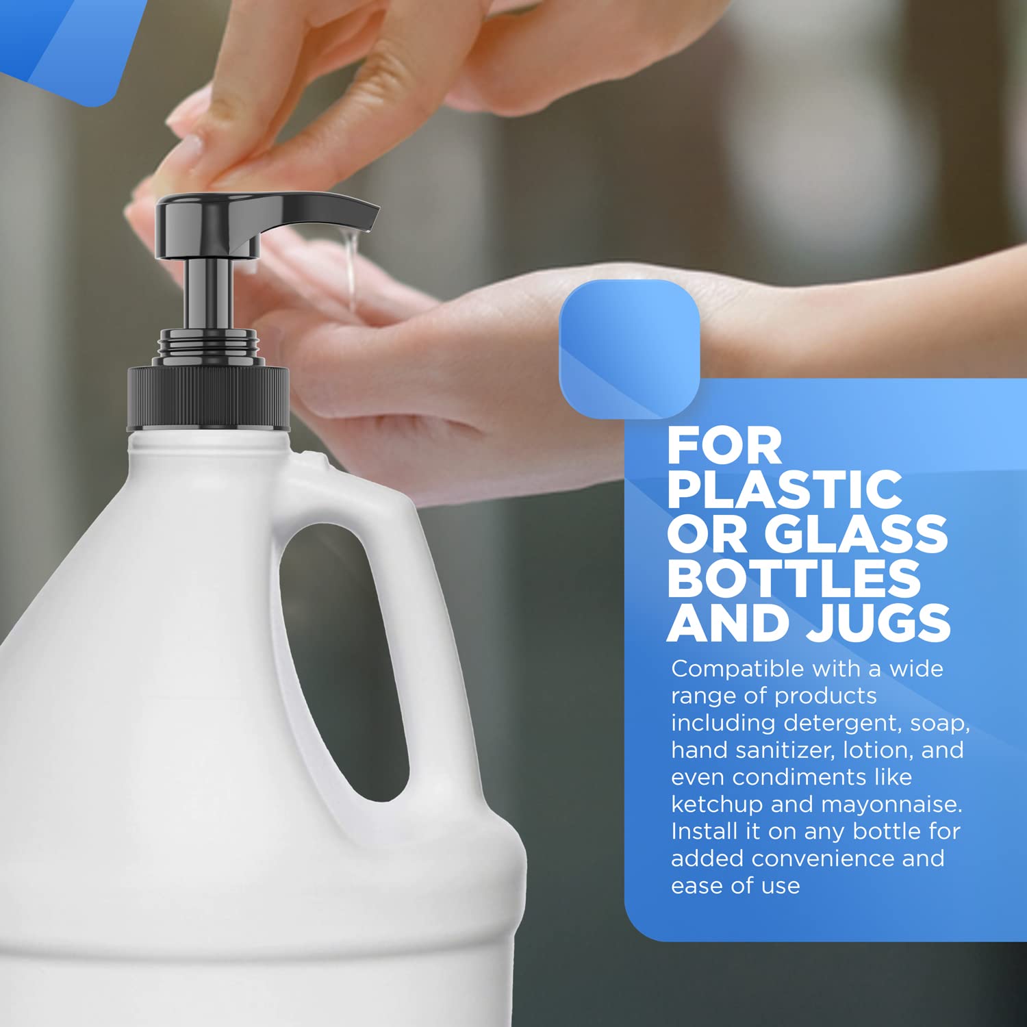 2 Distributeurs Pompe Pour Seau De 5 Gallons – EBun Noirs BPA Free