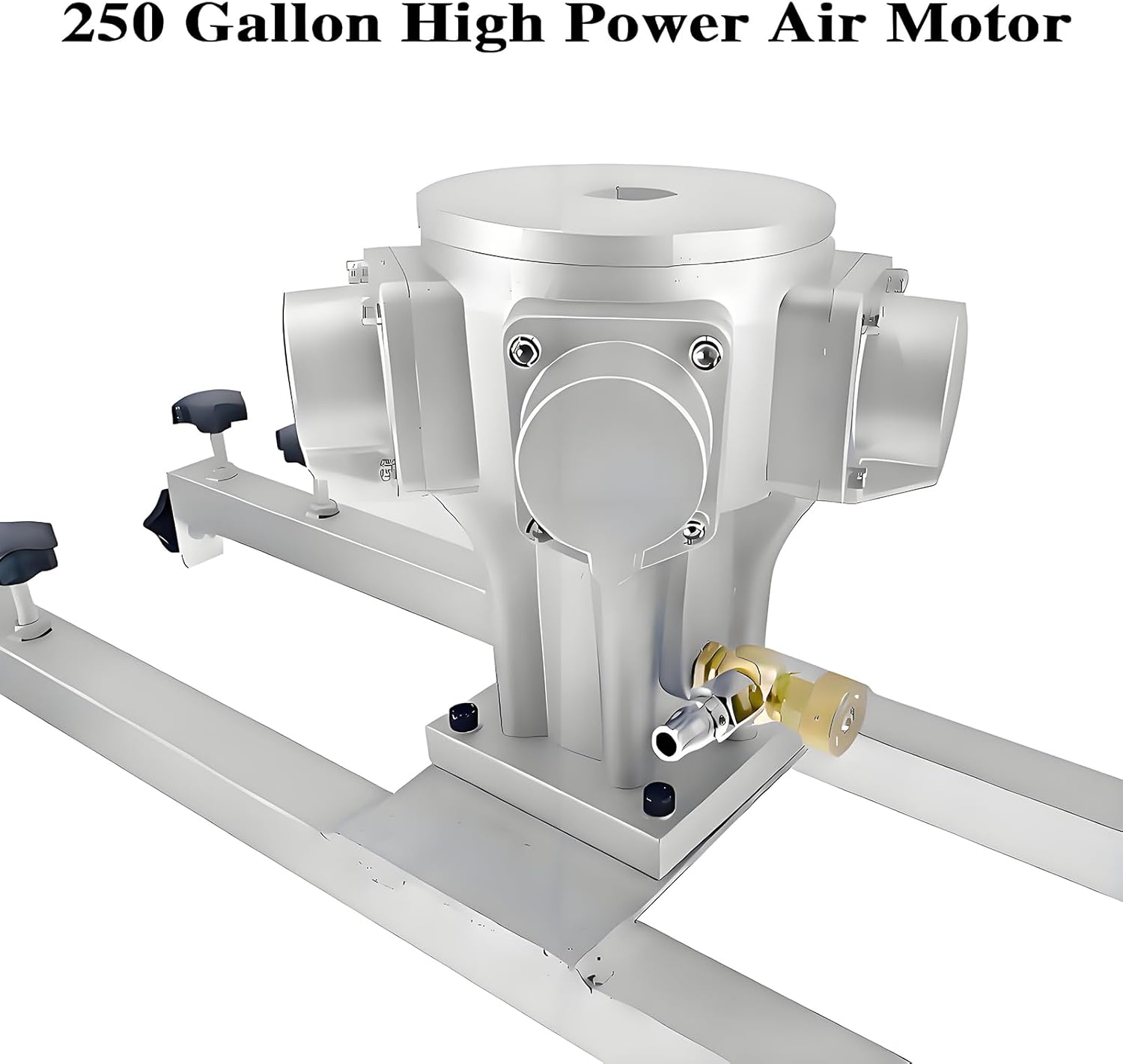 Pneumatic Paint Mixer, IBC Air Agitator, 3/4Horsepower Paint Stirring Machine, 72-120cm Adjustable Support Hanger, Speed 0-2600RPM, Stirring Capacity 1000L, for Ink, Paint, Various Liquids