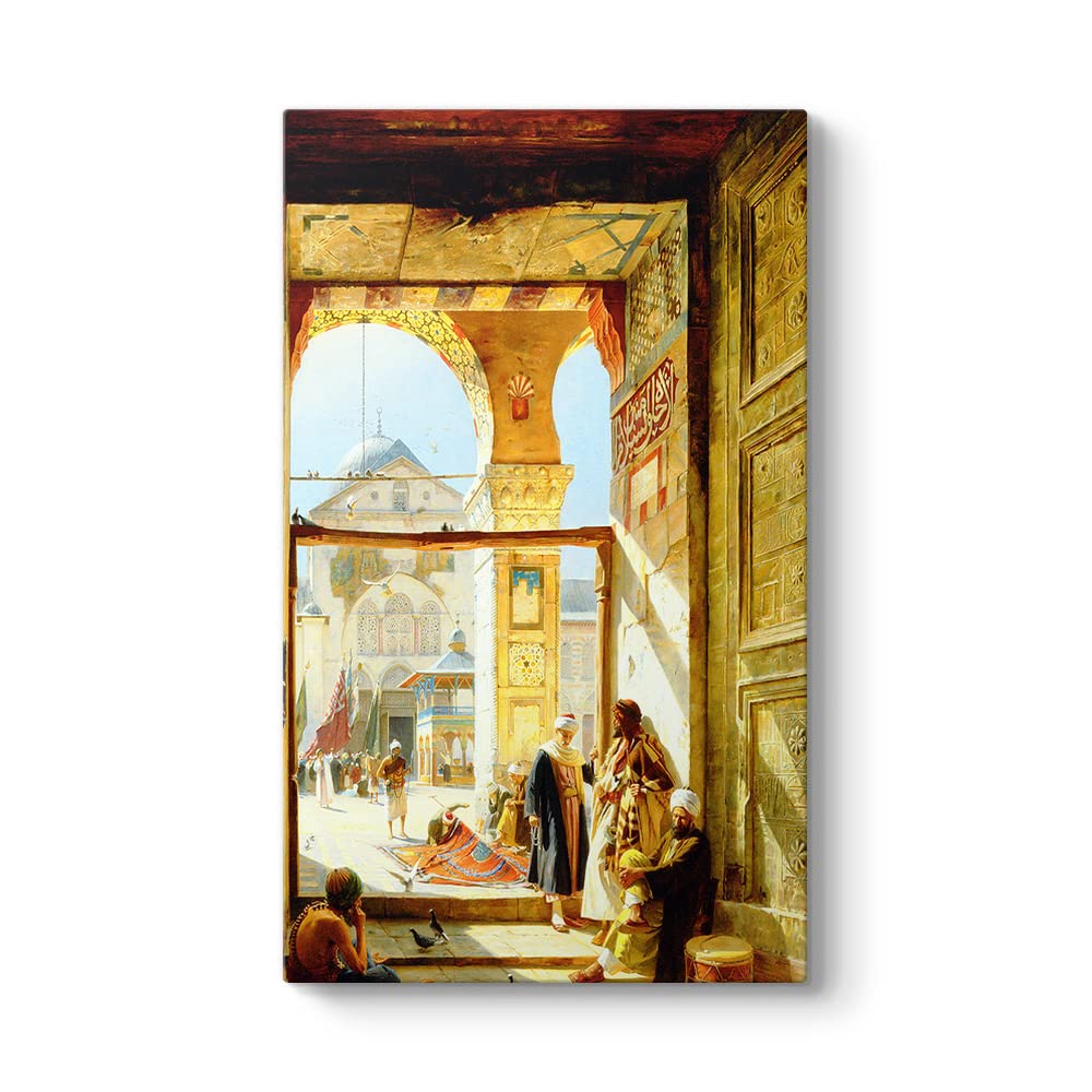 Büyük Emevi Camii Kapısı Tablosu 50 x 90