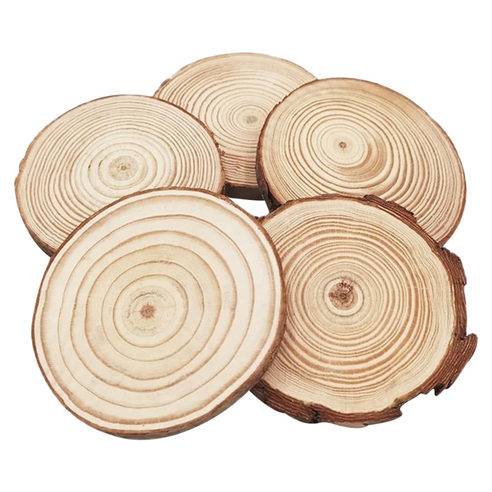 Tranches de bois 8-10cm pour décoration mariage bohème et ornements