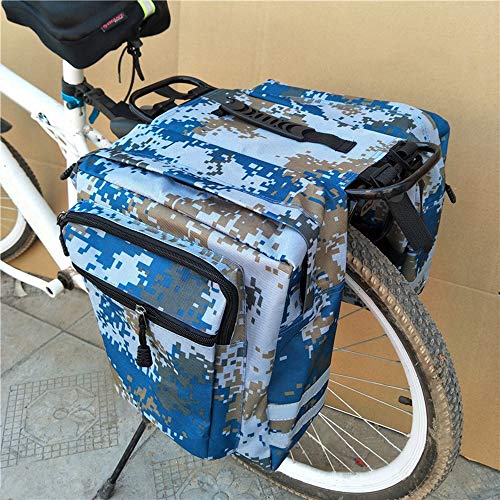 KKmoon Saco do assento traseiro da bicicleta Suporte para bicicletas de ciclismo Saco duplo para arm