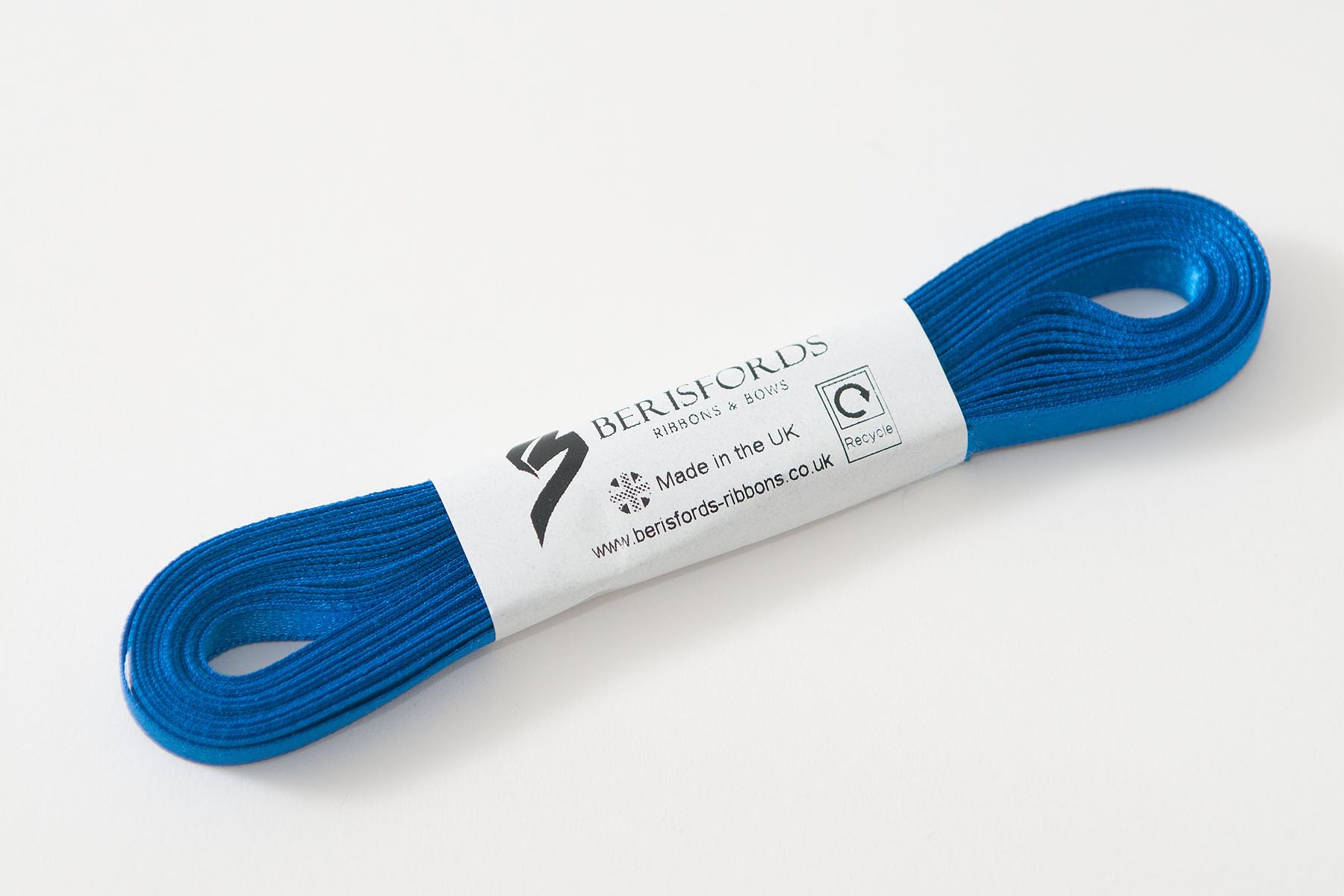Berisfords Satin Ribbon Pack - 7 mm Dark Royal Blue - 1 x 5 metres