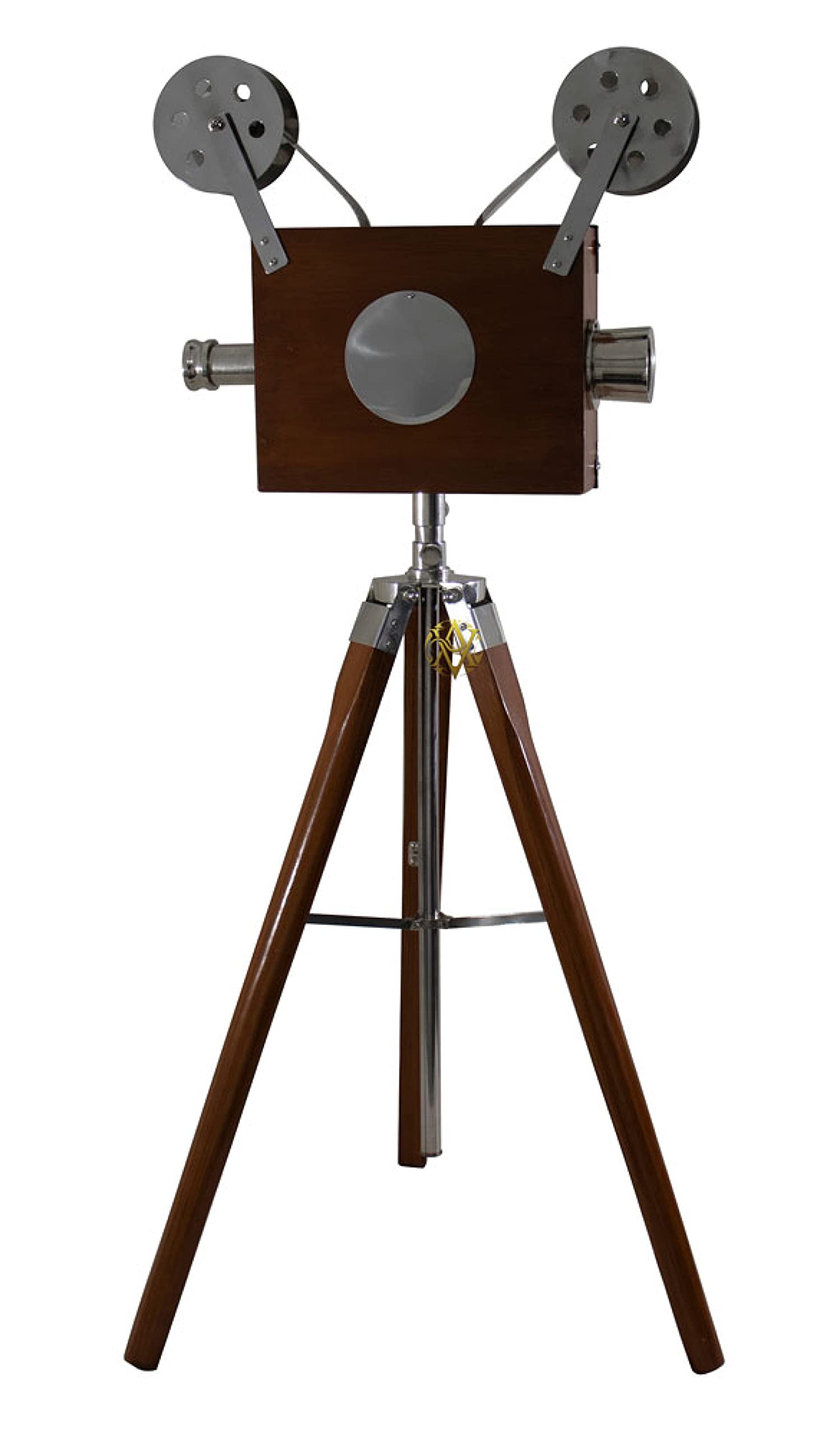 Reloj de piso grande Proyecto Carretes Reloj de cámara con altura ajustable trípode soporte (patas de reloj) Casa/oficina/biblioteca Regalos decorativos