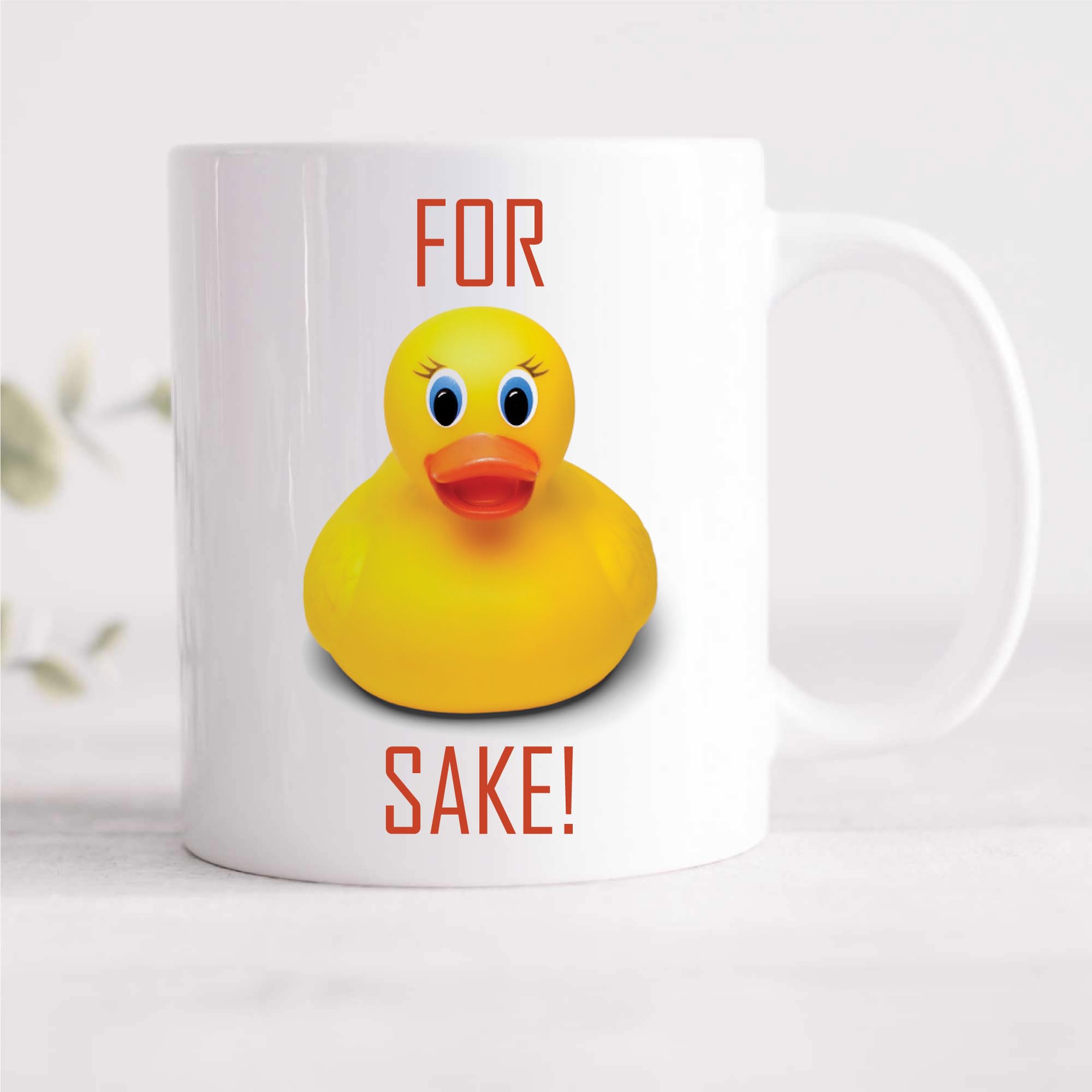 60 Second Makeover Limited for Duck Sake Novelty Mug Ducks Funny Mugs Novelty Cup Gift Present Funny Gifts for Friends Ceramic Coffee Cup Dishwasher Safe Microwave Safe