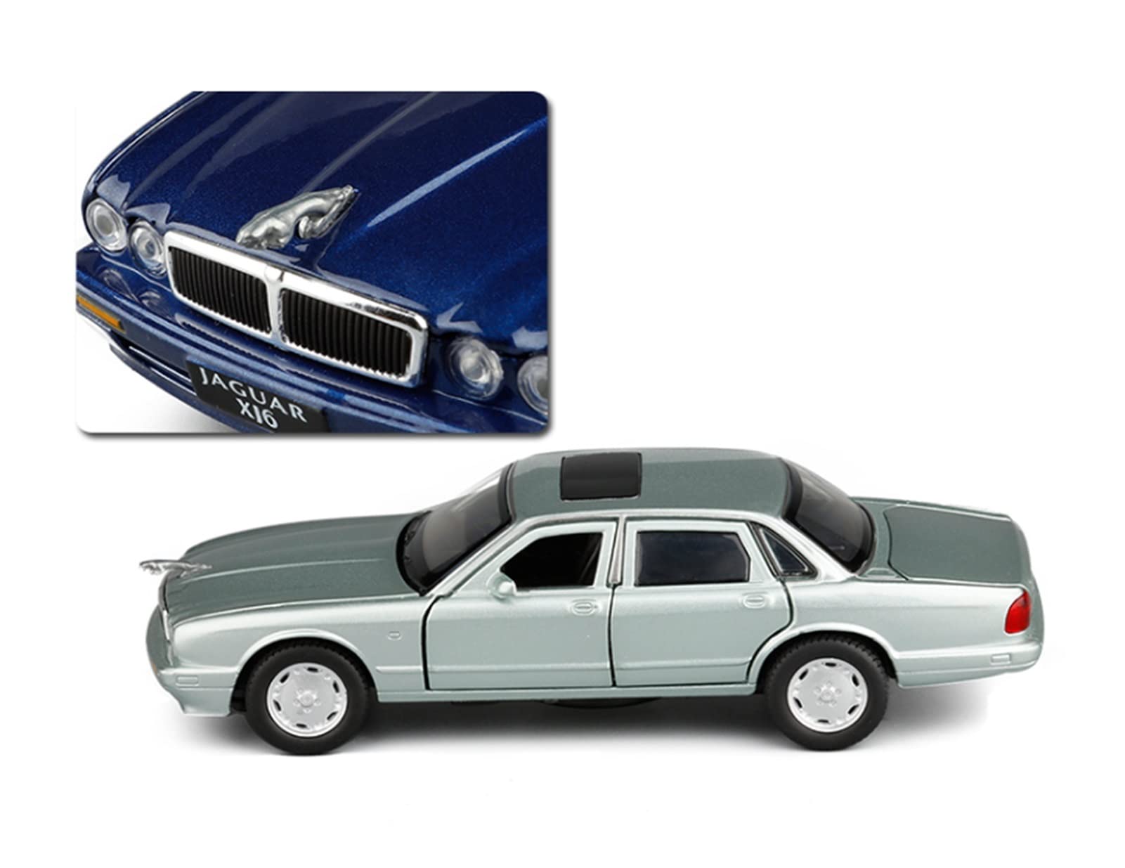 ミニカー スケールモデルカー 1:32ジャガーXJ6 【箱無し国内発送】Ж 1