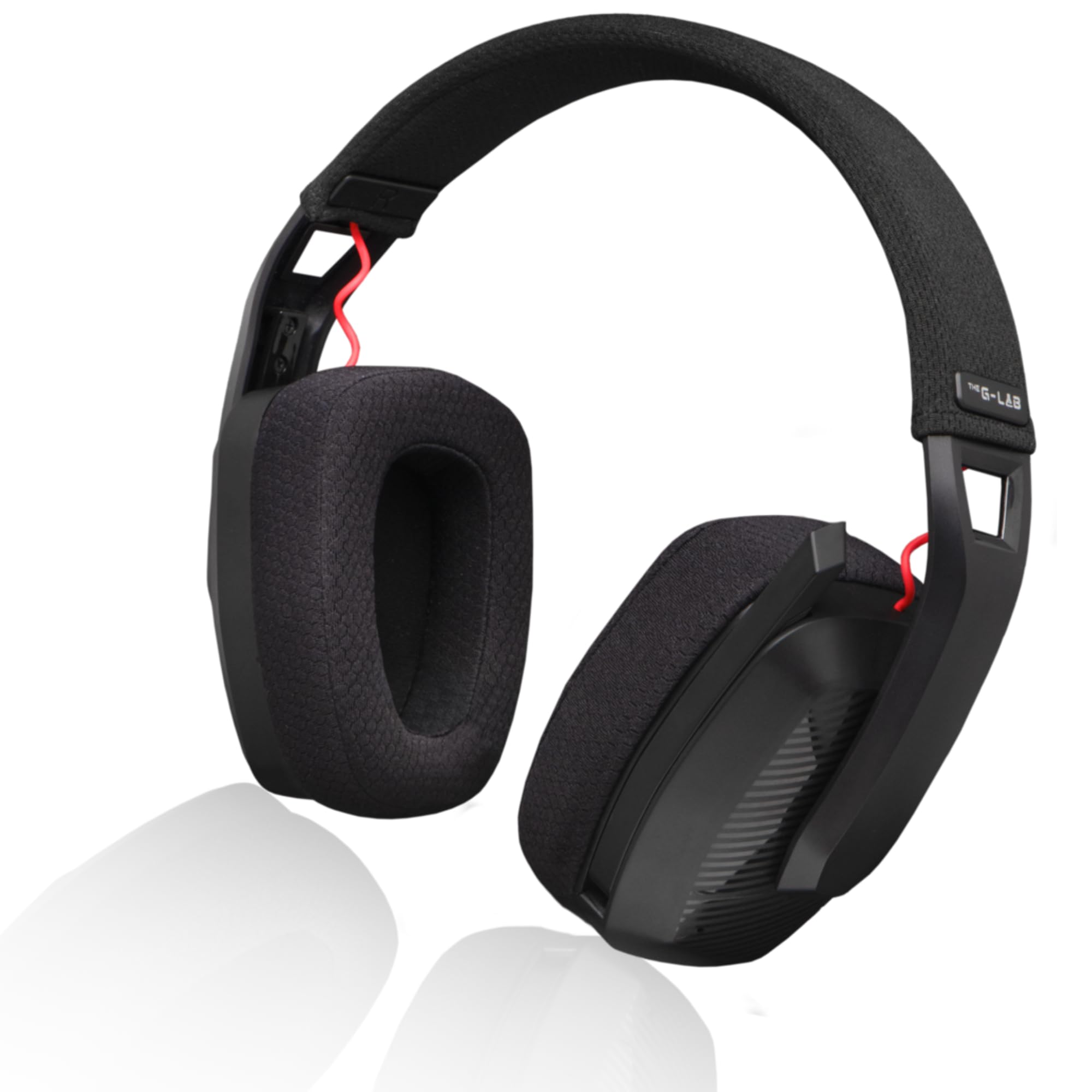 The G-Lab - Korp Platinium - Cascos Gaming inalambricos PC/PS4/PS5 - Auriculares Gaming Triple Modo Bluetooth/2.4Ghz/con Cable - Audio Estéreo, Baja Latencia, Duración 45h – Nuevo