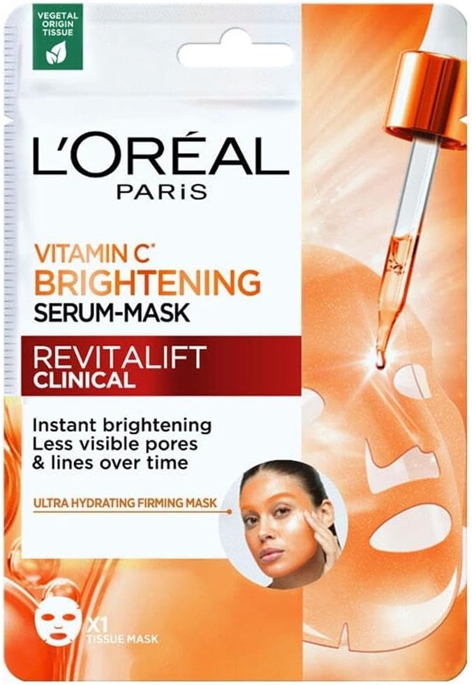 L'Oreal Paris Revitalift Clinical Anında Aydınlatıcı C Vitamini Serum Etkili Maske