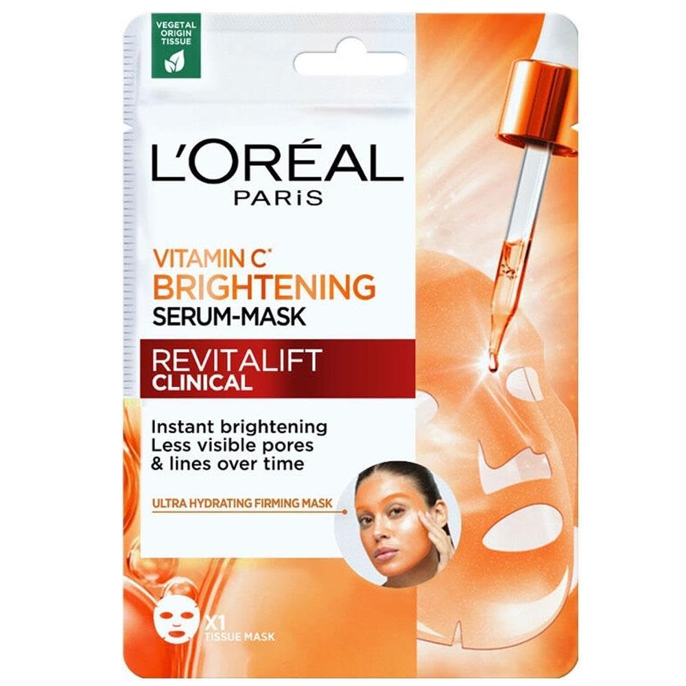 L'Oreal Paris Revitalift Clinical Anında Aydınlatıcı C Vitamini Serum Etkili Maske