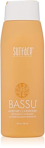 Surface Acondicionador de humedad para el cabello, vegano y sin parabenos para añadir brillo y humedad, con aceite de moringa y babasú